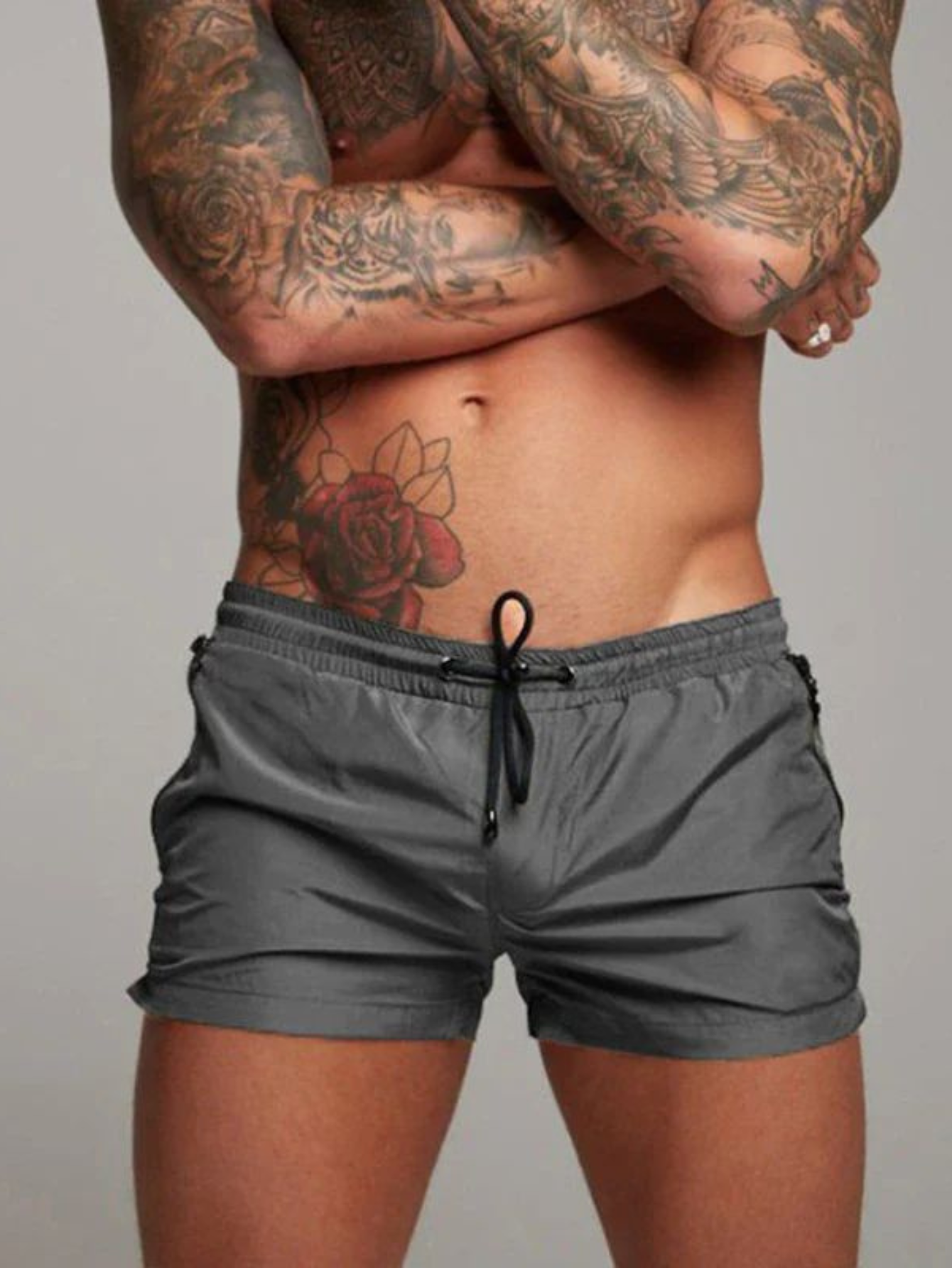Momount Men Swim Shorts – Drawstring Quick Dry Slim Fit Summer