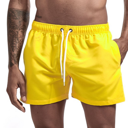 Momount Men Swim Shorts – Drawstring Quick Dry Elastic Waist Beach