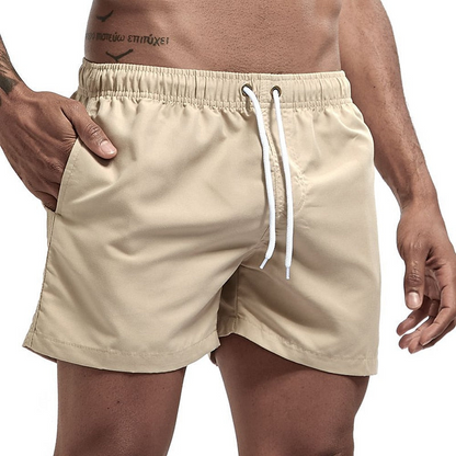 Momount Men Swim Shorts – Drawstring Quick Dry Elastic Waist Beach
