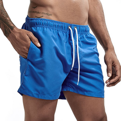 Momount Men Swim Shorts – Drawstring Quick Dry Elastic Waist Beach