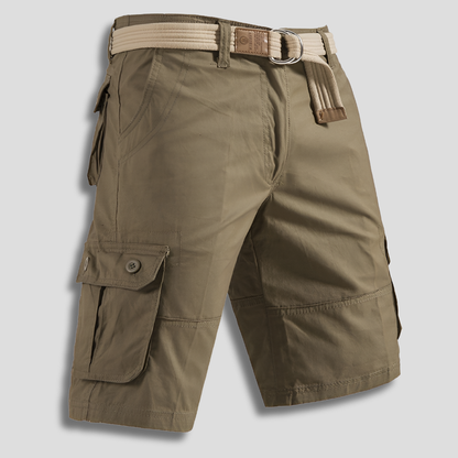 Momount Men Cargo Shorts – Drawstring Multi-Pocket Relaxed Fit Outdoor