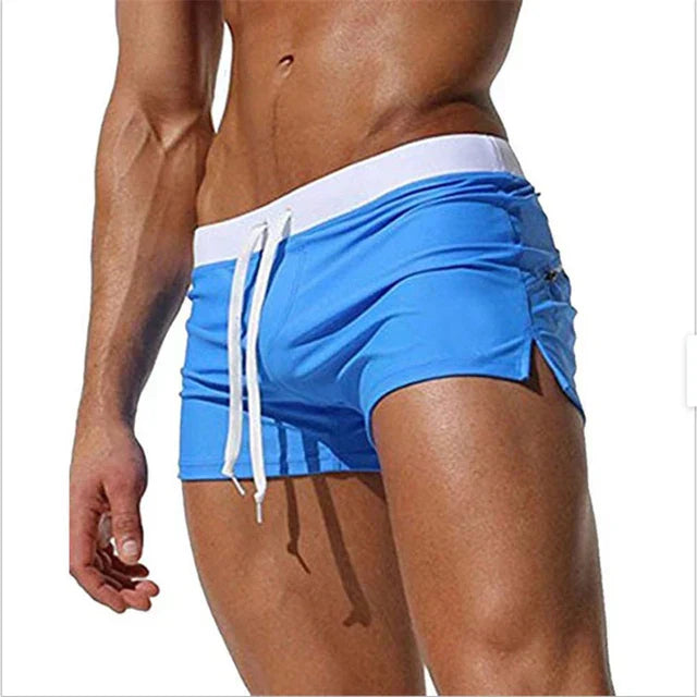 Momount Men Swim Shorts – Drawstring Slim Fit Quick Dry Summer