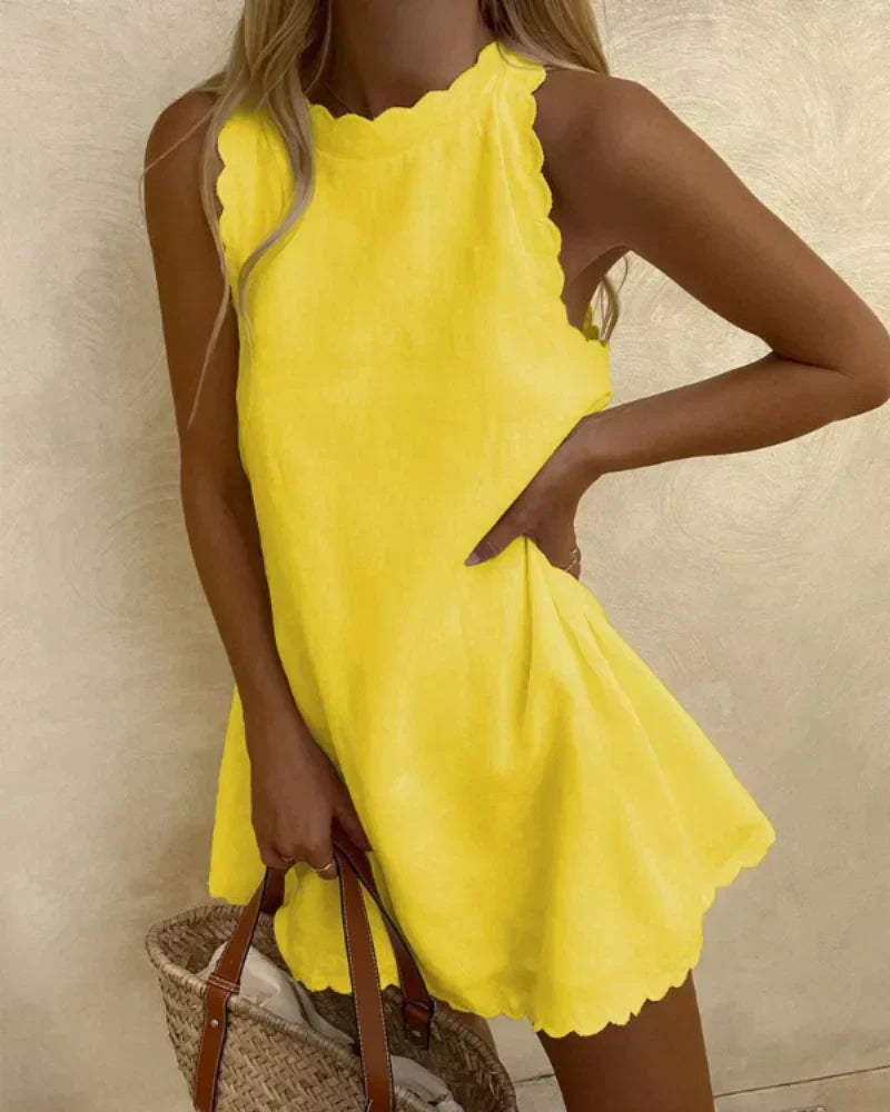 Sonia Sleeveless Summer Mini Dress | Casual, Feminine, Vintage