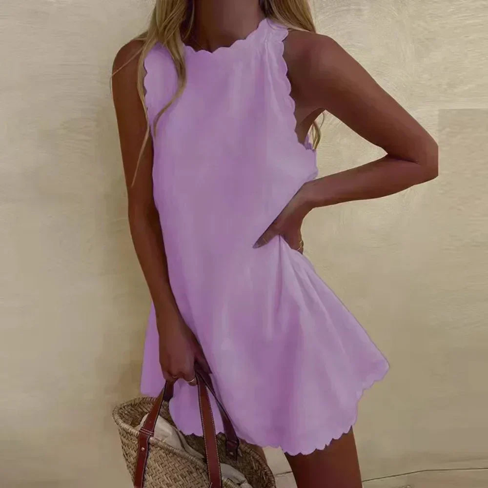 Sonia Sleeveless Summer Mini Dress | Casual, Feminine, Vintage