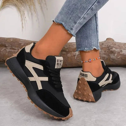 Momount Women’s Casual Sneakers – Lace-Up Lightweight Everyday