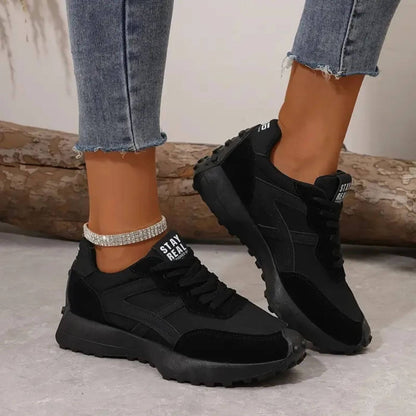 Momount Women’s Casual Sneakers – Lace-Up Lightweight Everyday