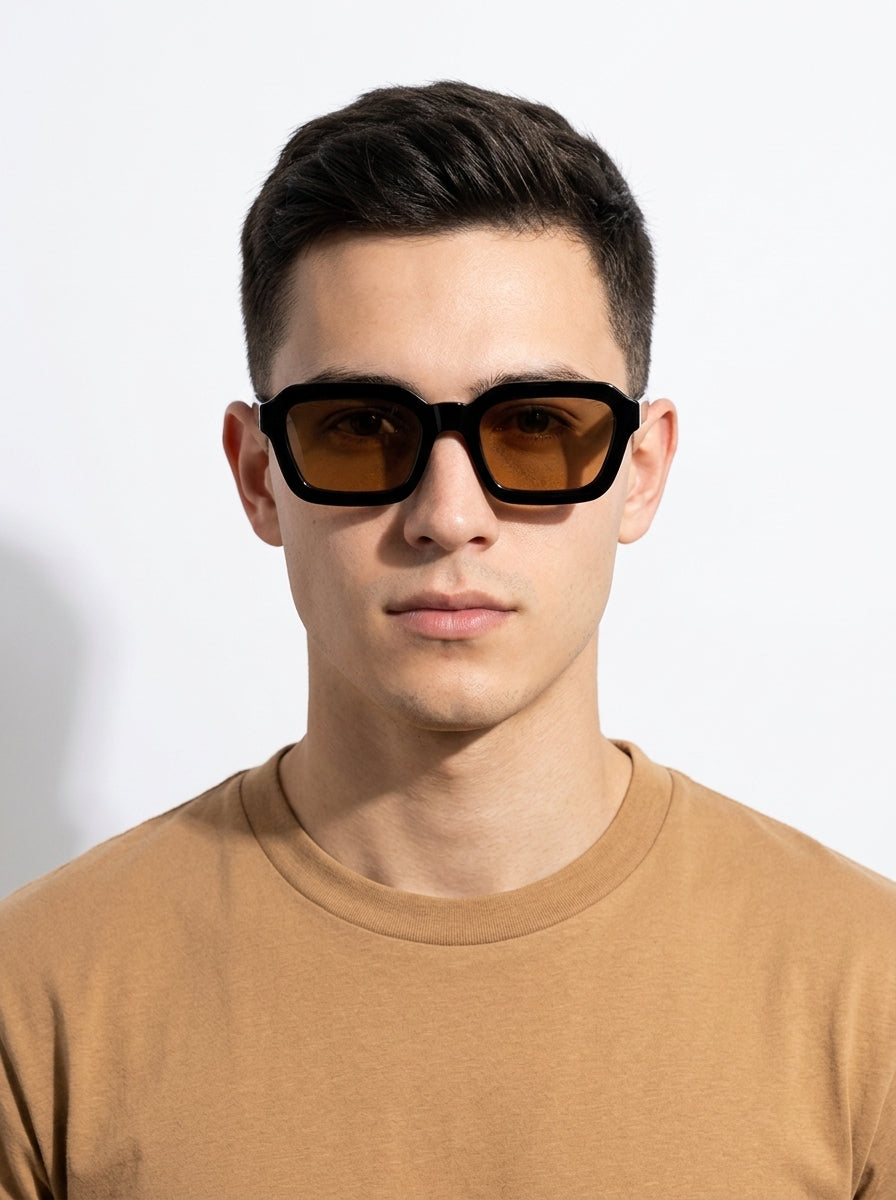 Minerva | Vintage Chunky Square Oversized Sunglasses