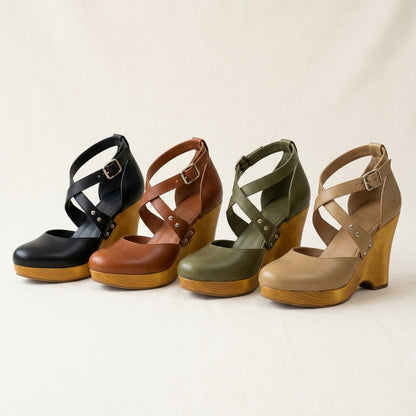 Momount Clog Wedge Sandals - family_all_colors